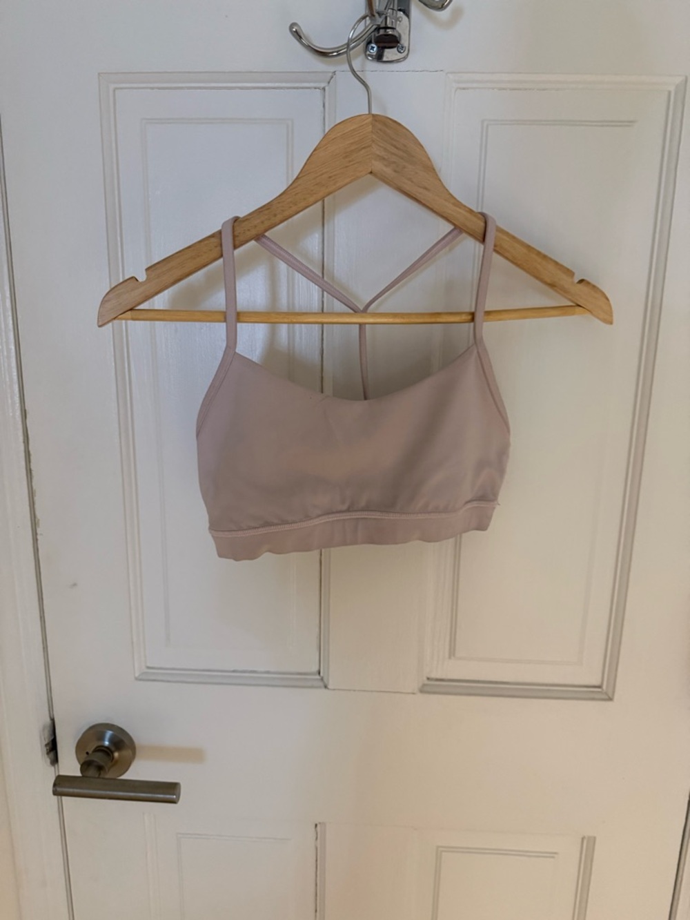 lululemon athletica Light Mauve Strappy Sports Bralette